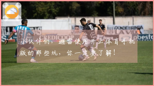 小伙伴们，避雷使用开云体育手机版的那些坑，你一定要了解！